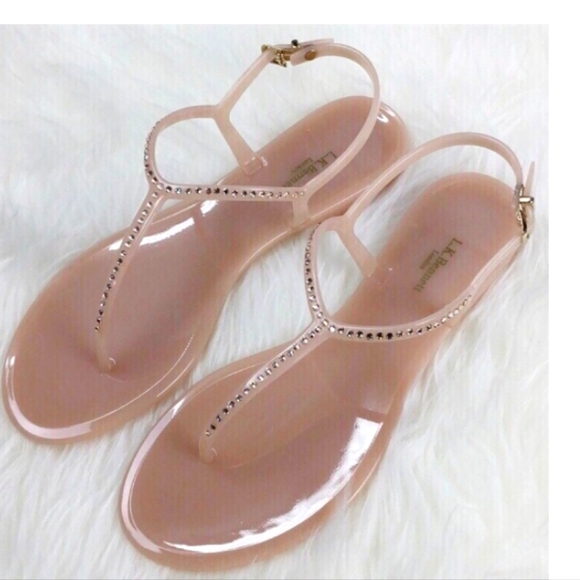 L.K. Bennett London Shoes - Lola Pink Swarovski Crystal Jelly